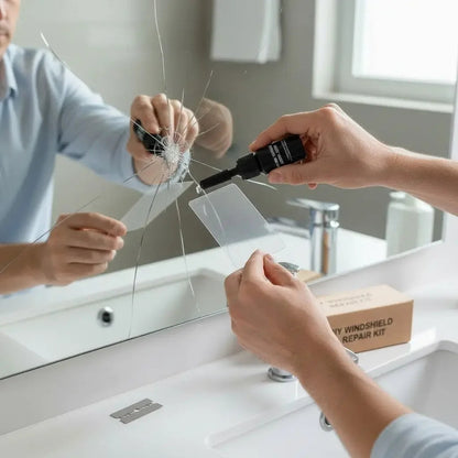 Reparador de Vidros e Espelhos [+ 1 Flanela GRÁTIS]